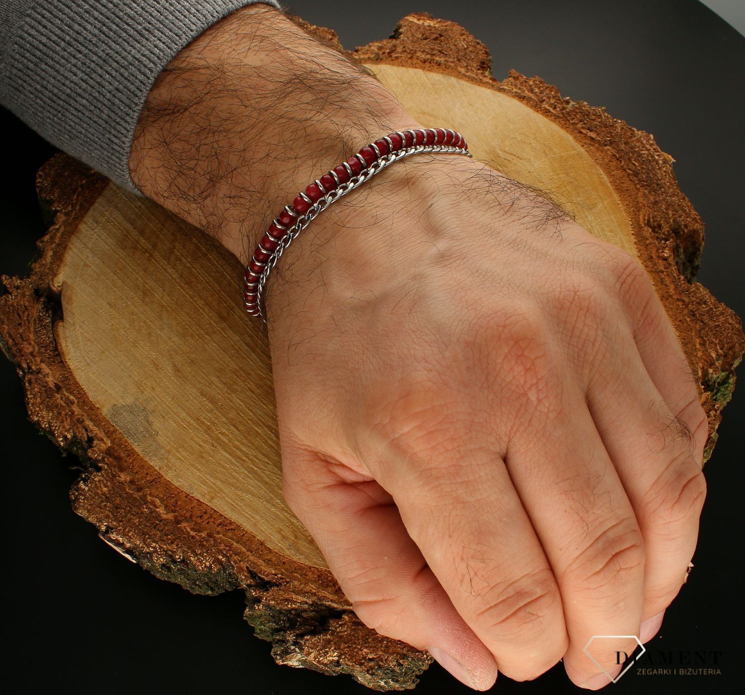 Bransoletka Nomination z czerwonym onyksem✓ Bransoletki Nomination Instinct w Sklepie z Biżuterią zegarki-diament.pl✓ Piękne i Eleganckie NOMINATION ✓ Biżuteria Nomination ✓.jpg